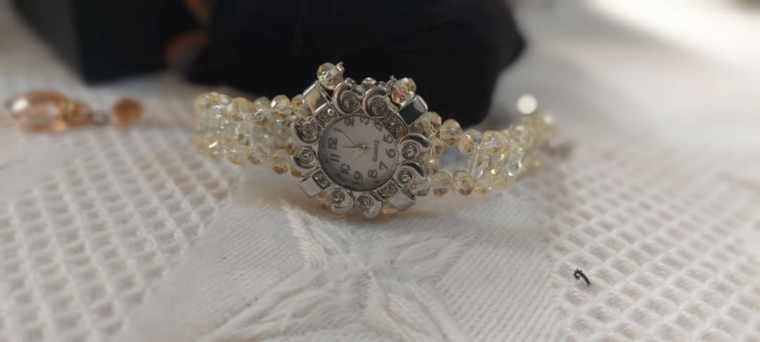 beaded watch