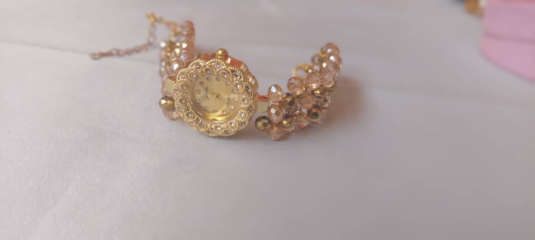 beaded watch