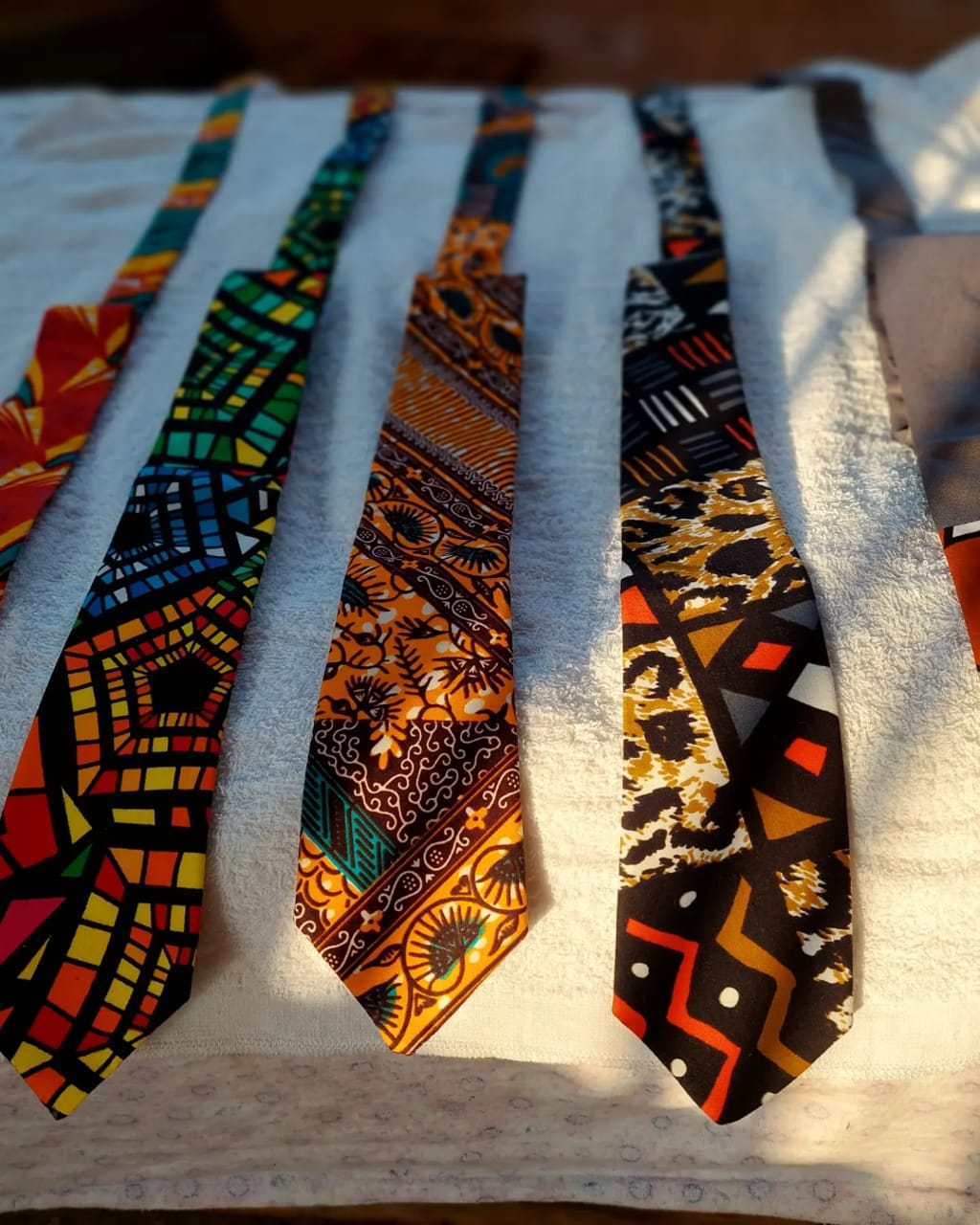 african fabric ties
